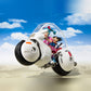 Dragon Ball Bulma's Motorcycle Hoipoi Capsule No. 9 – S.H.Figuarts Fahrzeug mit Son Goku 17 cm