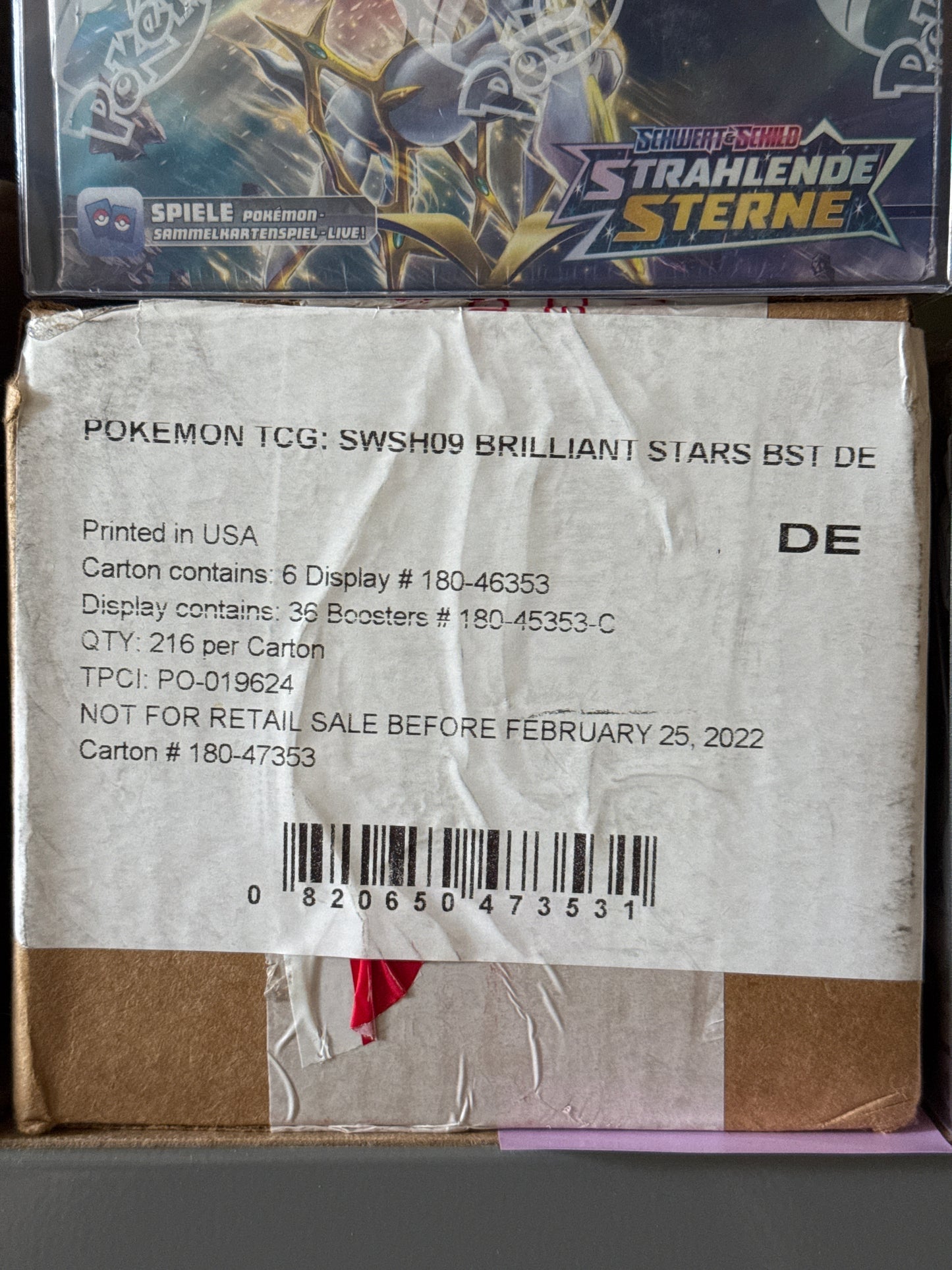 Pokemon - Schwert & Schild Strahlende Sterne Booster Display [DE]
