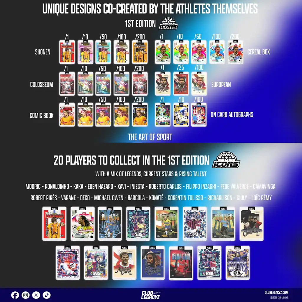 Club Legacyz - Icons 1st Edition Mystery Pack (Trading Cards) - [EN]