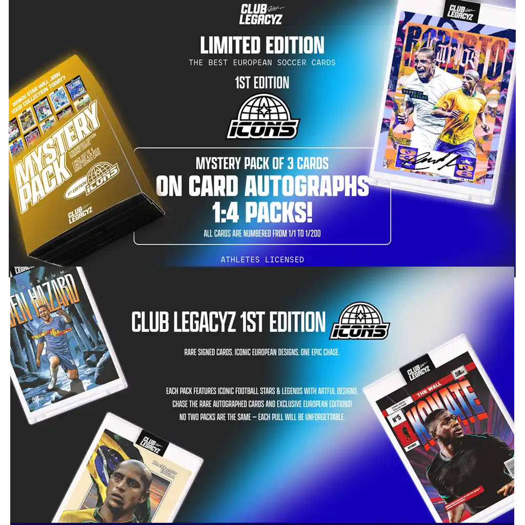 Club Legacyz - Icons 1st Edition Mystery Pack (Trading Cards) - [EN]