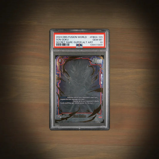 Dragon Ball Fusion World Son Goku FB04-129 Ultra Limit PSA 10 Vorderseite
