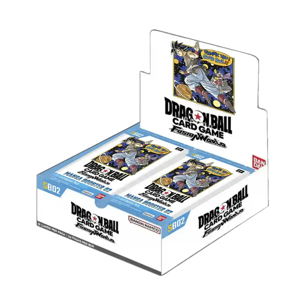 Dragon Ball Super Card Game Fusion World Manga Booster Display 02 [SB02] Englisch – Display mit 24 Booster-Packs und exklusivem Manga-Art Design
