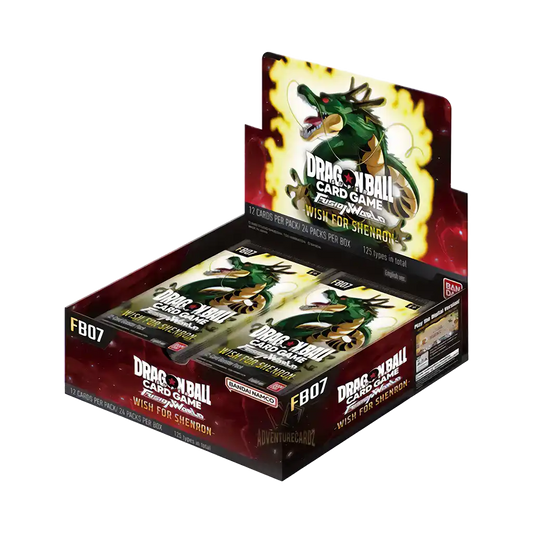 Dragon Ball Super Card Game – Fusion World: Wish for Shenron Booster Display [EN] – 24 Packs mit Visual Alt-Art & Digital-Code