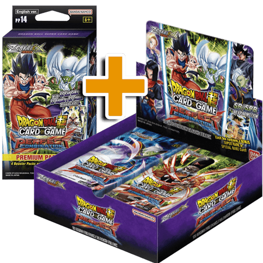 Dragon Ball Super Card Game - Perfect Combination Zenkai Series 06  BT23 Display + Premium Pack Bundle PP14 [EN]