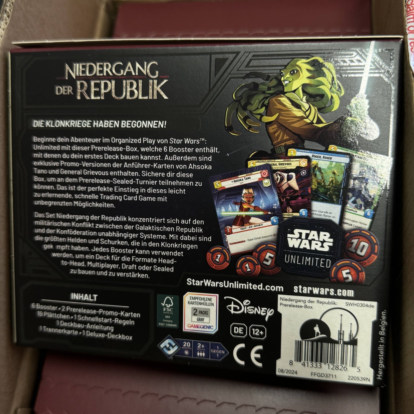 Star Wars Unlimited - Twilight of the Republic Prerelease Box [DE]