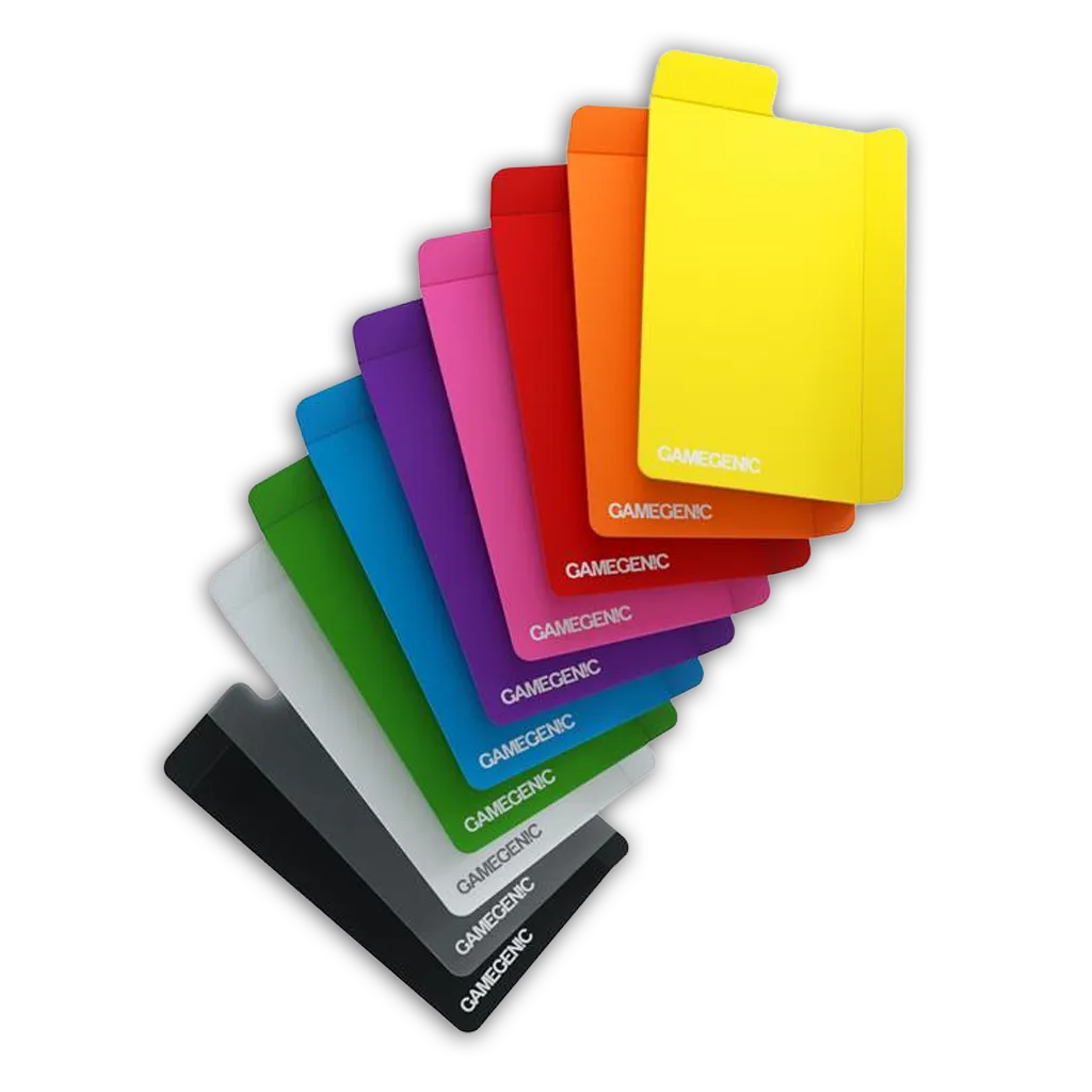 Gamegenic Flex Card Dividers Multicolor 10 Stück mit faltbaren Registerlaschen für Sammelkarten