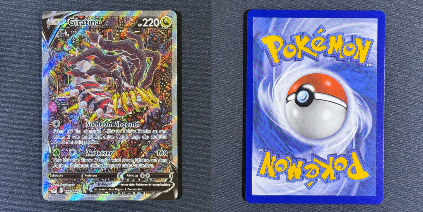 Pokemon - Giratina V LOR 186/196 Verlorener Urpsrung [DE]