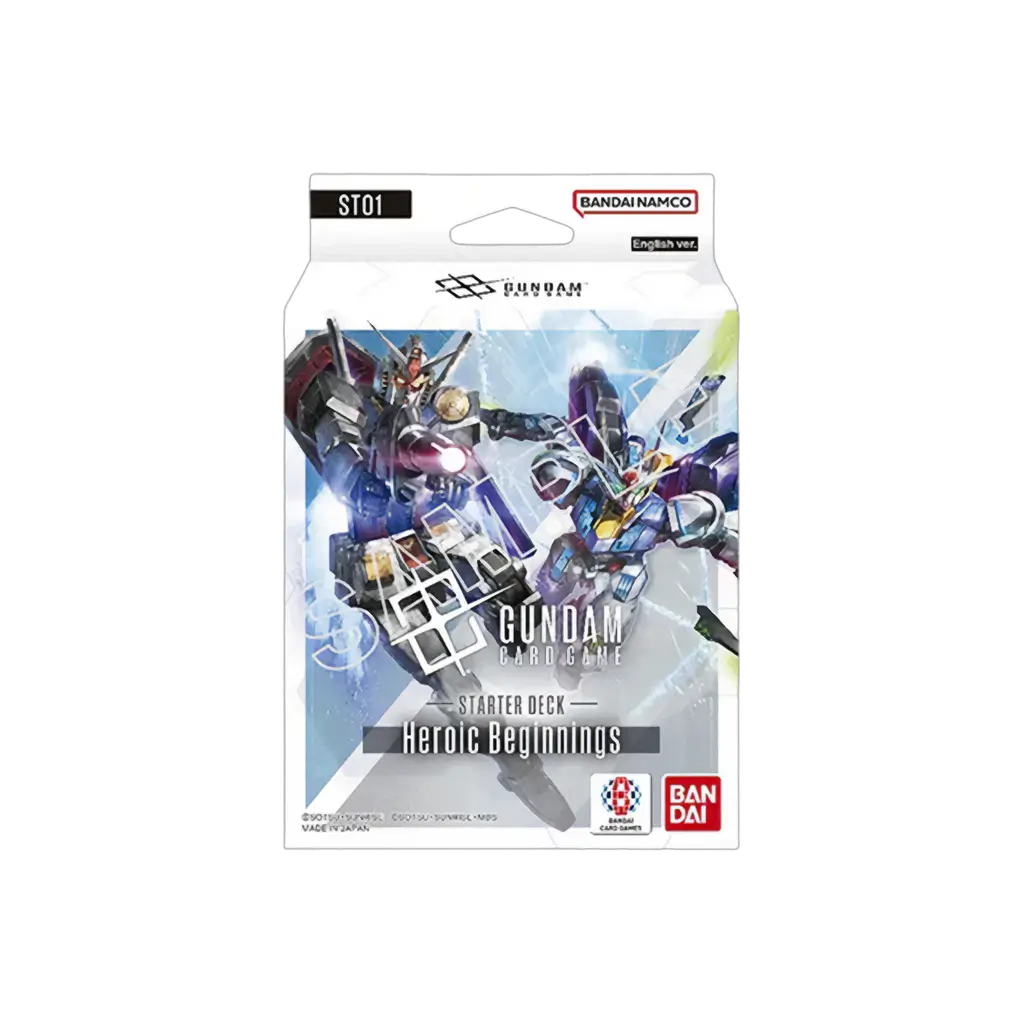 Gundam TCG Starter-Deck ST01 Heroic Beginnings – Einzelpackung mit Amuro Ray & RX-78-2
