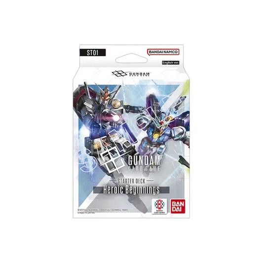 Gundam TCG Starter-Deck ST01 Heroic Beginnings – Einzelpackung mit Amuro Ray & RX-78-2