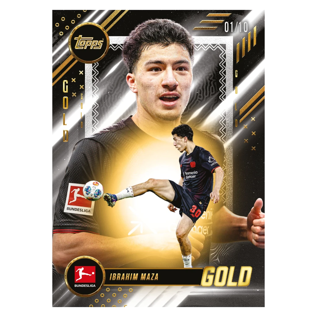 Ibrahim Maza Gold Parallelkarte nummeriert 1 von 10