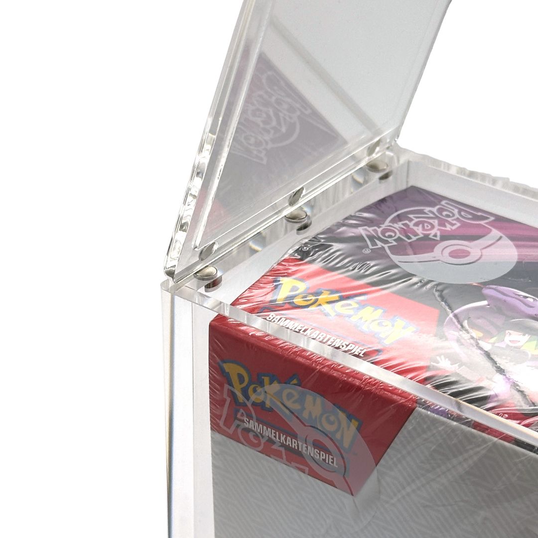 Acryl Case magnetisch für Pokémon 36 Booster Display - glasklare Schutzbox mit Magnetdeckel