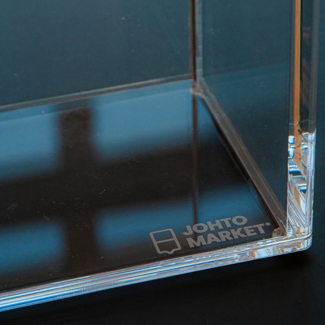 Acryl Case magnetisch – Schutzbox für Pokémon Top Trainer Box (TTB / ETB) - Klare Premium Acrylbox für sealed Sammlungen