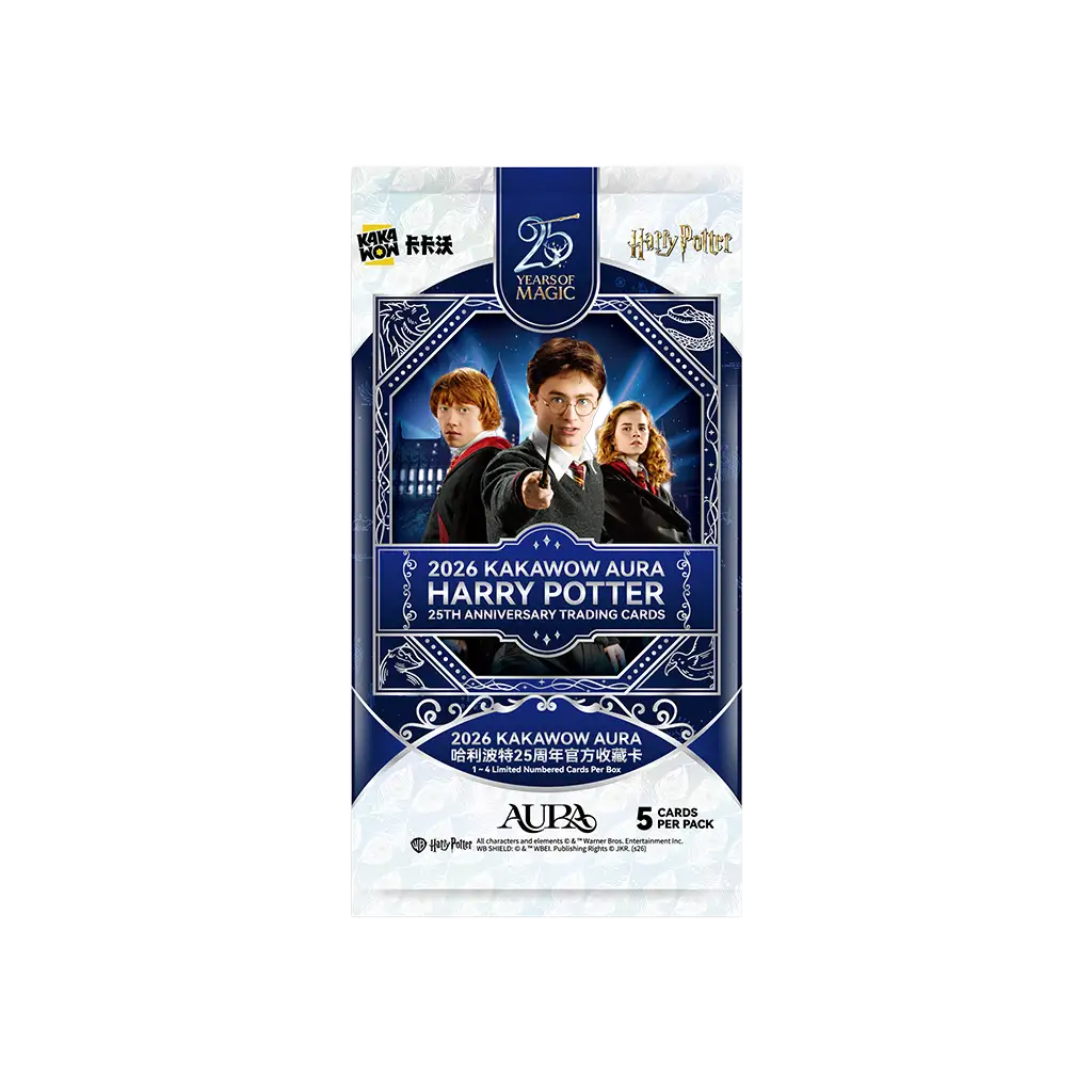 KAKAWOW AURA Harry Potter 25th Anniversary Trading Cards Booster
