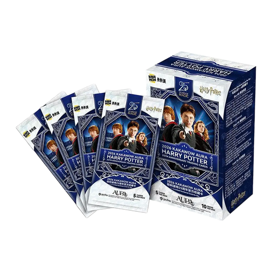 KAKAWOW AURA Harry Potter 25th Anniversary Trading Cards Box 2026 Englisch mit 10 Packs