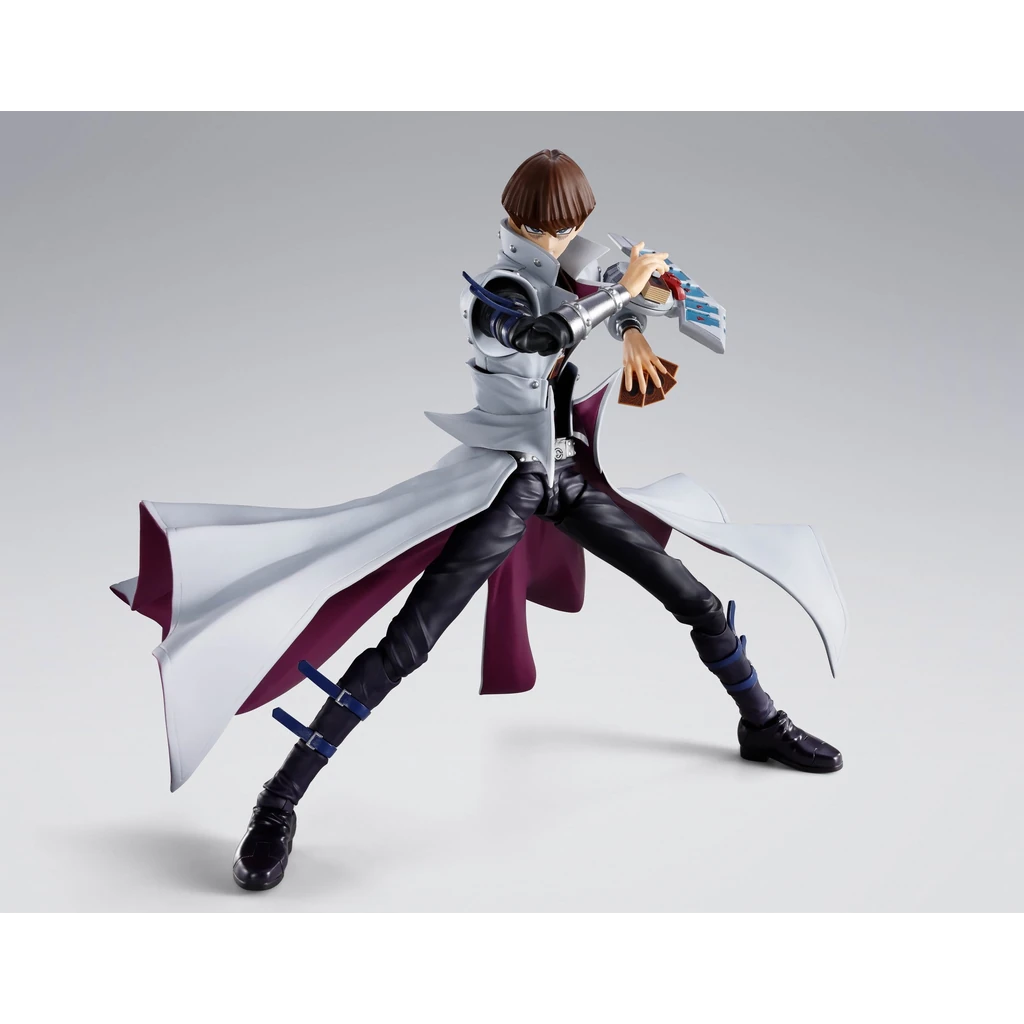 Yugioh S.H.Figuarts Seto Kaiba Figur mit Duel Disk und Karte