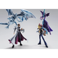 Seto Kaiba und Yami Yugi mit Blue-Eyes White Dragon und Dark Magician