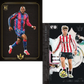 Karl Etta Eyong Blackout und Mikel Jauregizar Base Obsidian aus Panini Pitch Kings 2025/26