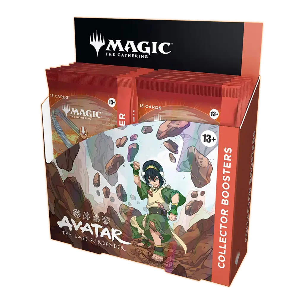 Avatar: The Last Airbender MTG Universes Beyond – Collector Boosterpack Displayfront englische Ausgabe