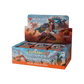 Geöffnetes MTG Outlaws of Thunder Junction Play Booster Display mit englischen Boosterpackungen