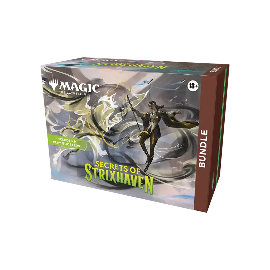 Magic The Gathering Strixhaven Bundle Englisch mit 9 Boostern und Aufbewahrungsbox