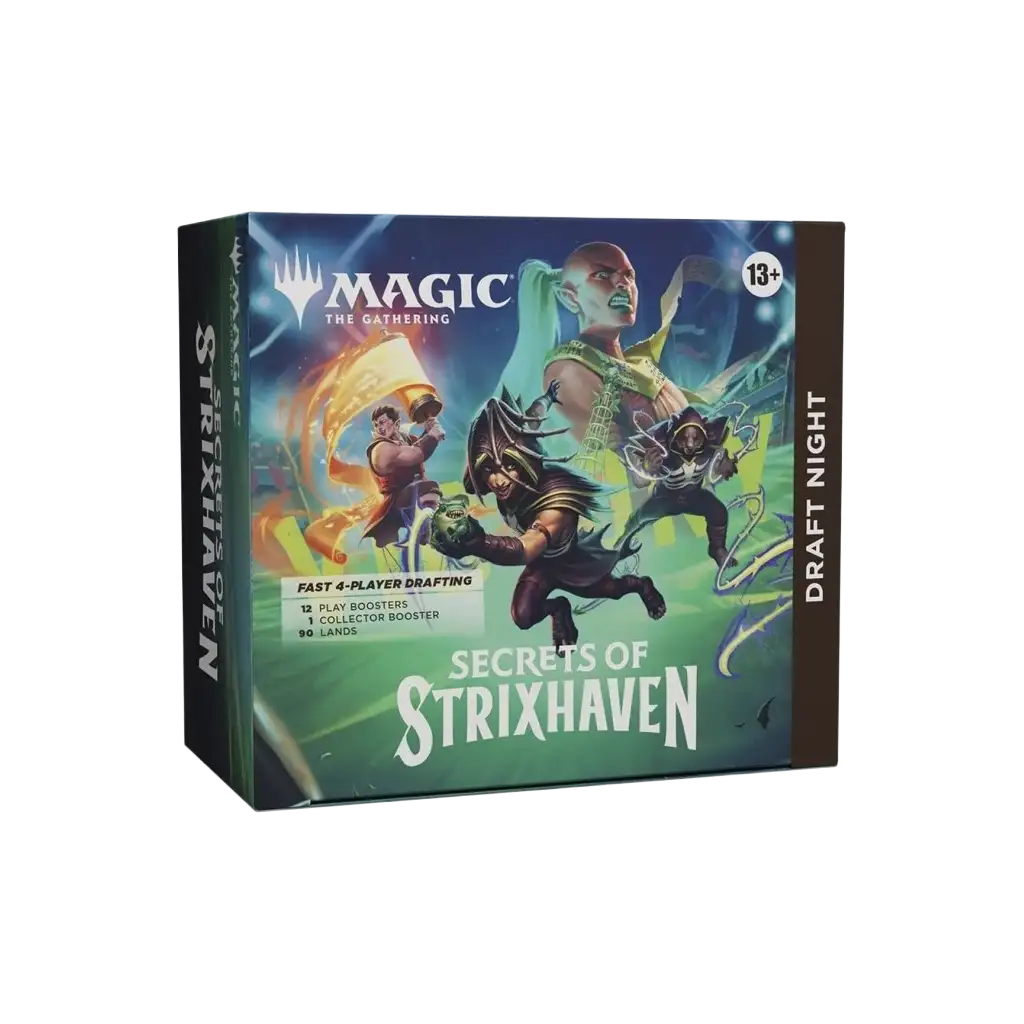 Magic The Gathering Strixhaven Draft Kit Box Englisch mit 12 Boostern