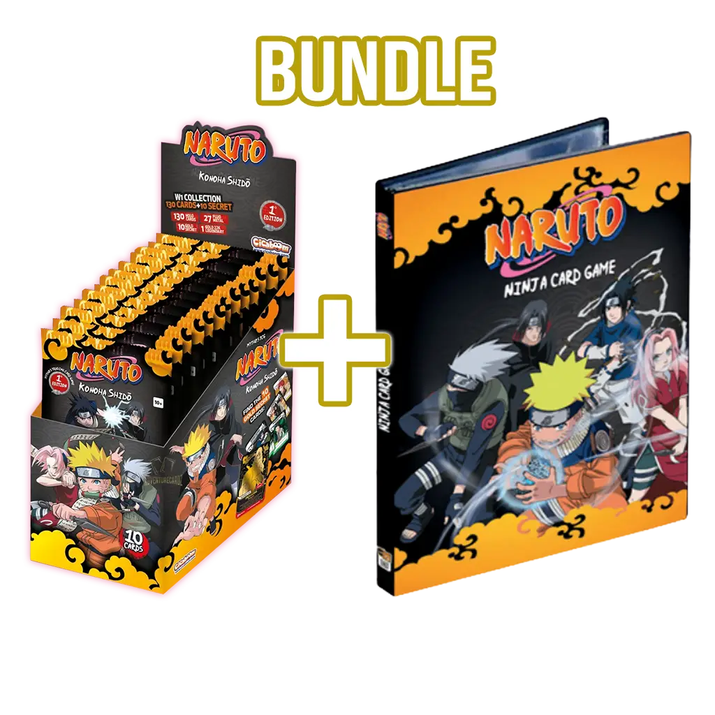 Naruto Mythos TCG - First Set Booster Display + Binder Bundle [EN]