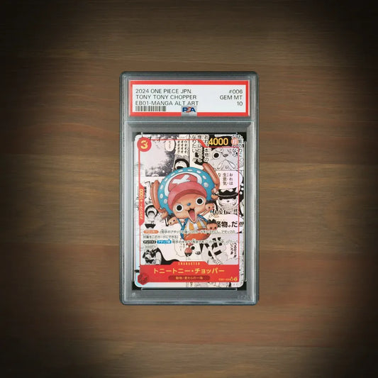 One Piece Tony Tony Chopper EB01-006 Manga Alternate Art PSA 10 Gem Mint JP Vorderseite