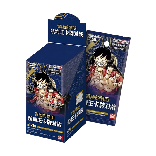 One Piece Card Game Romance Dawn OPC01 Booster Display CN mit 24 chinesischen Boostern