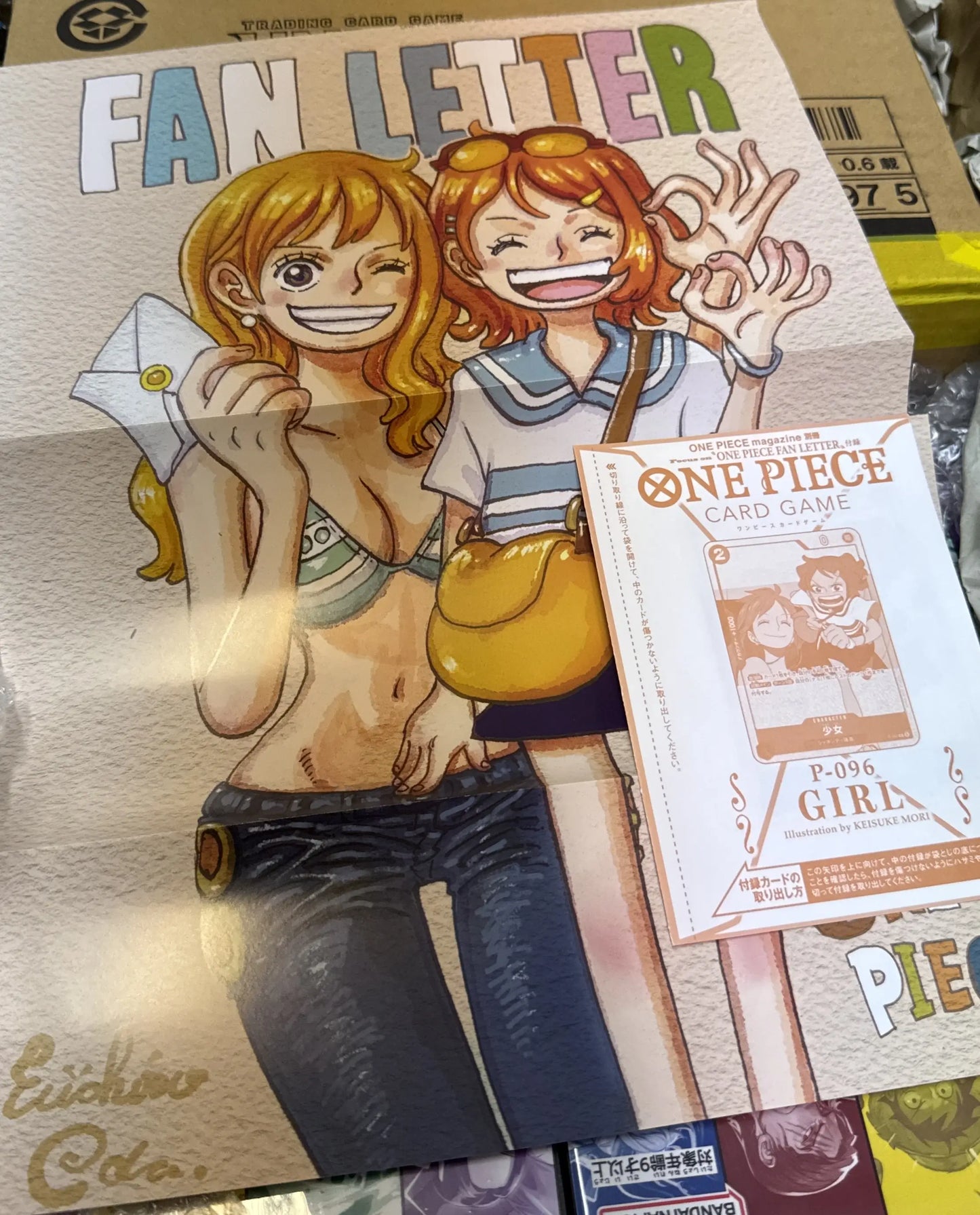 One Piece Card Game - Girl - Fan Letter P-096 Promo [JP