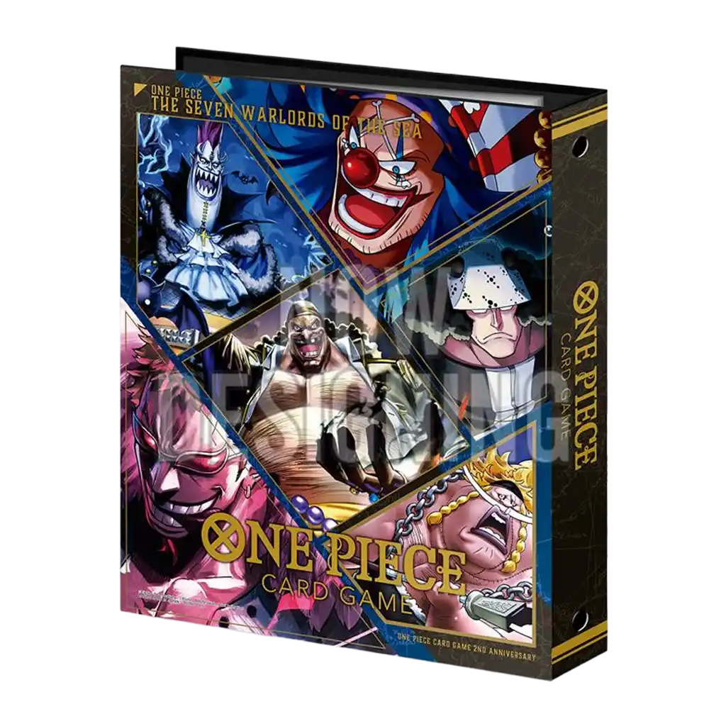 One Piece Card Game – Seven Warlords of the Sea Binder Set [EN] mit exklusiven Karten und 9-Pocket Binder, offizielles Bandai Produkt