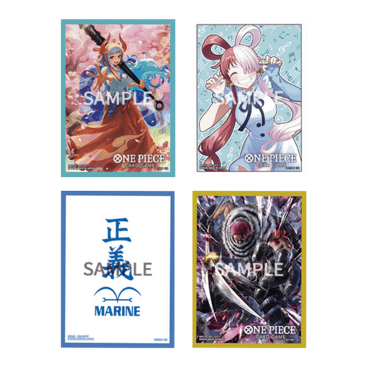 One Piece Card Game - Official Sleeve 3 Assorted 4 Kinds Sleeves yamato navy marine katakuri uta kartenhüllen