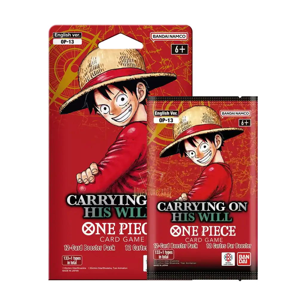 One Piece Card Game - Carrying on his Will SLEEVED Booster Pack OP13 [EN]
