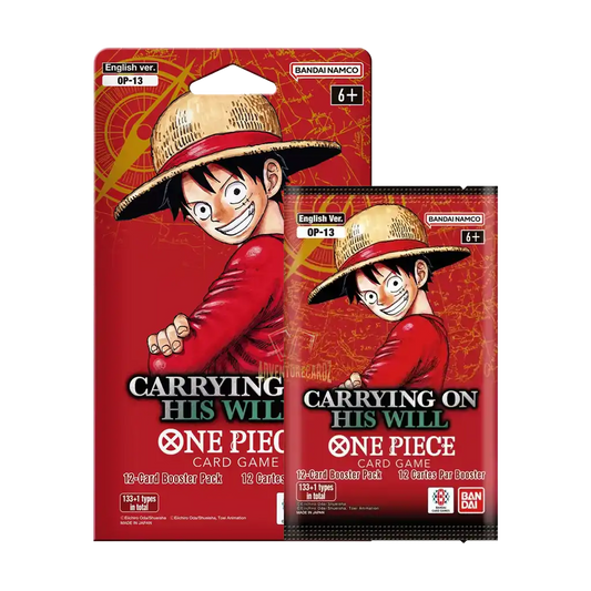 One Piece Card Game - Carrying on his Will SLEEVED Booster Pack OP13 [EN]