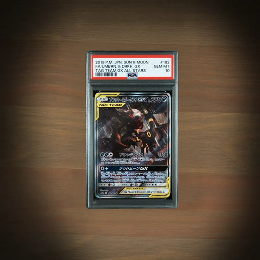 Pokemon Nachtara und Darkrai-GX 182/173 Special Art PSA 10 JP Vorderseite