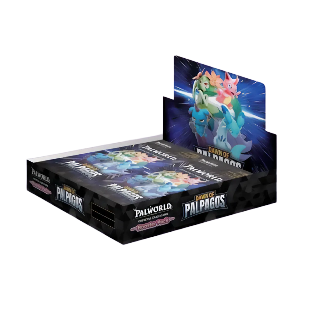 Palworld Official Card Game Dawn of Palpagos BP01 Booster Display auf Japanisch mit 12 Boosterpacks
