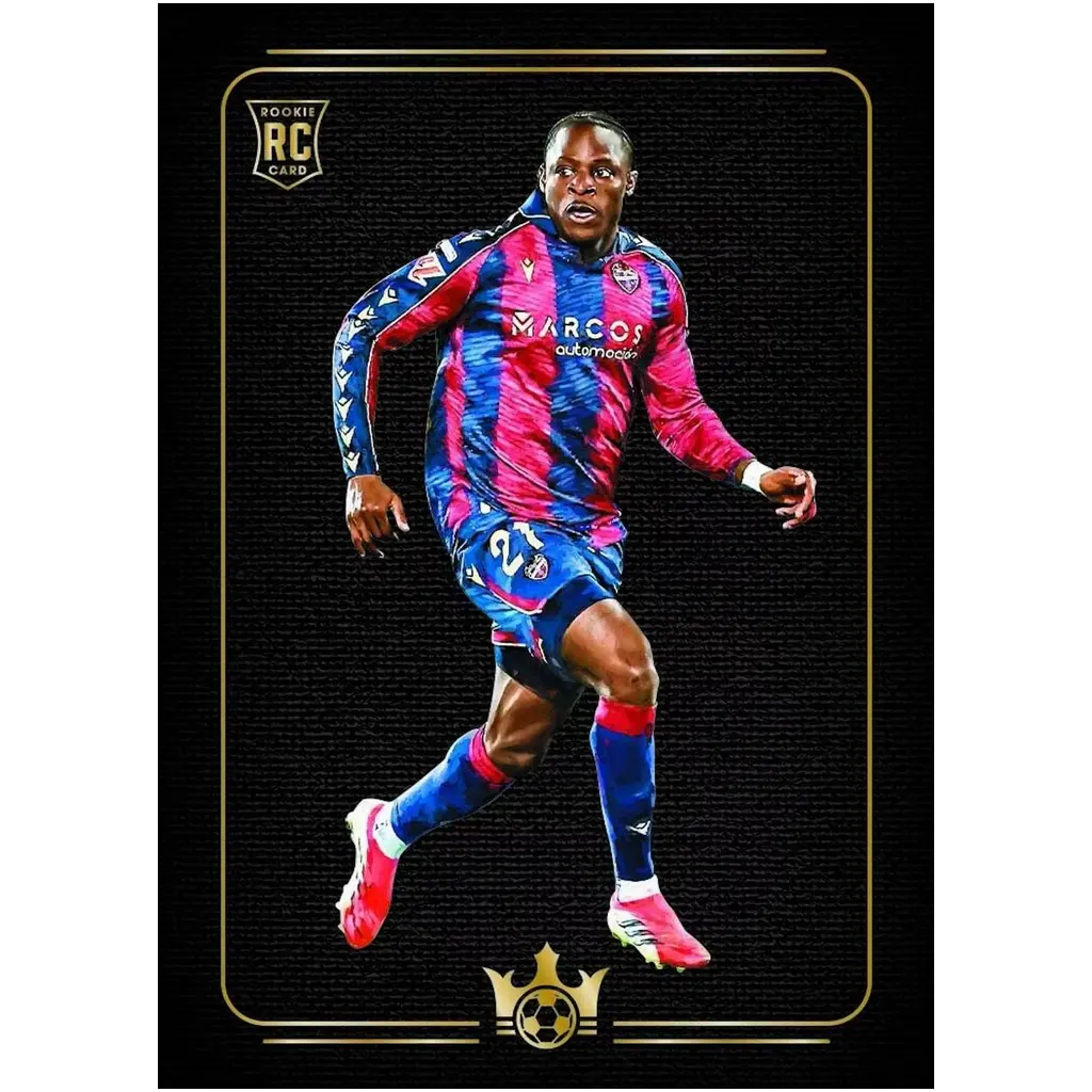 Karl Etta Eyong Blackout Rookie SSP aus Panini Pitch Kings La Liga 2025/26