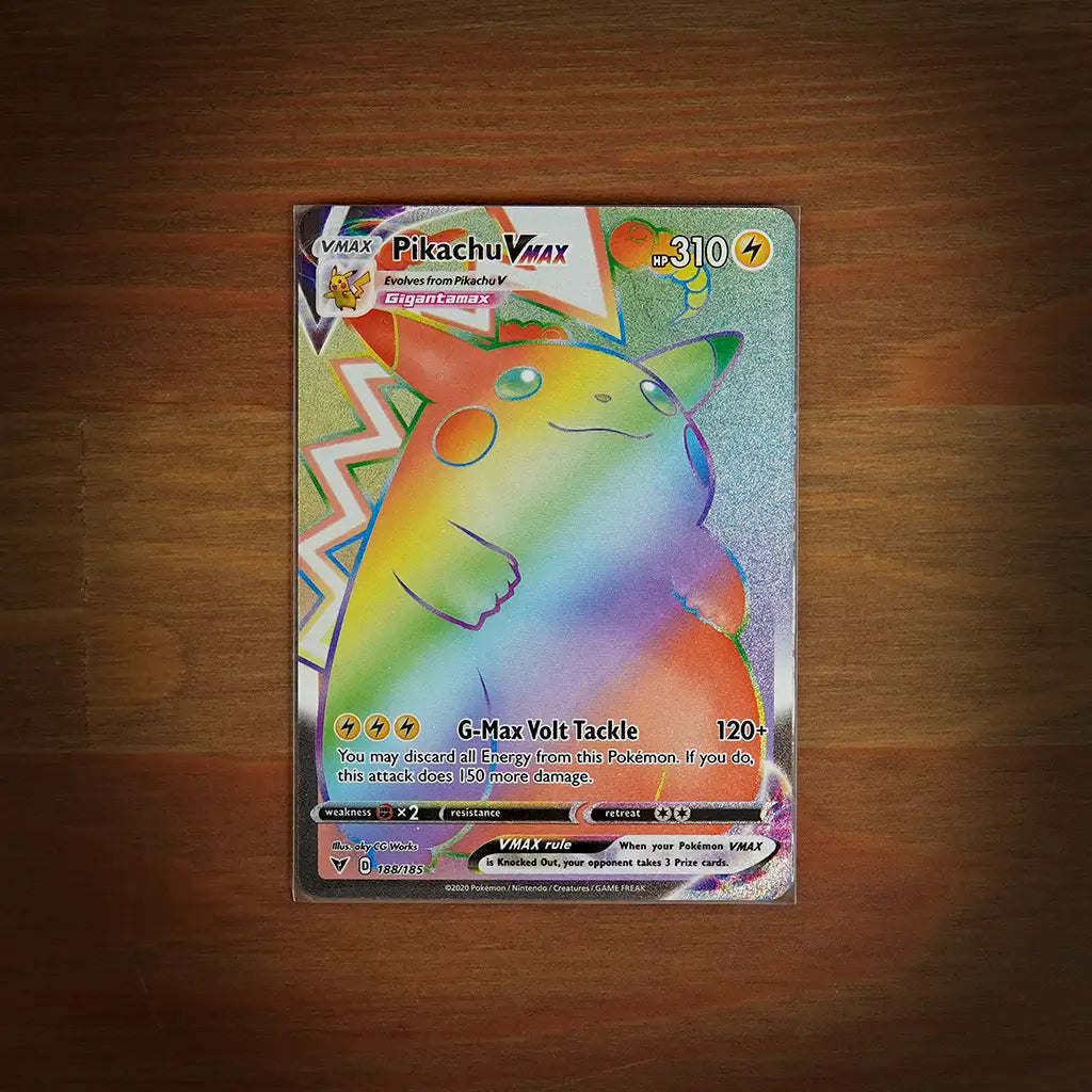 Pikachu Vmax Rainbox Vivid Voltage/Farbenschock 188/185 