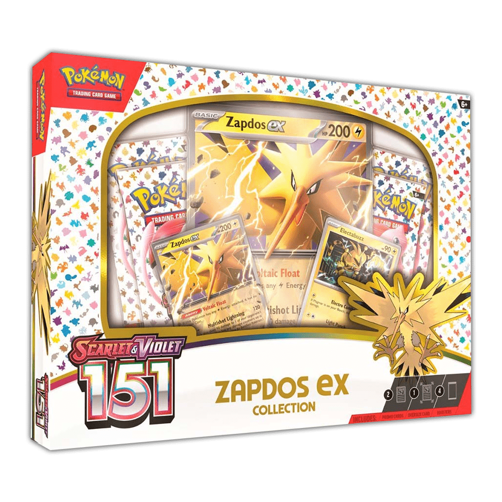 POkemon 151 Zapdos EX box