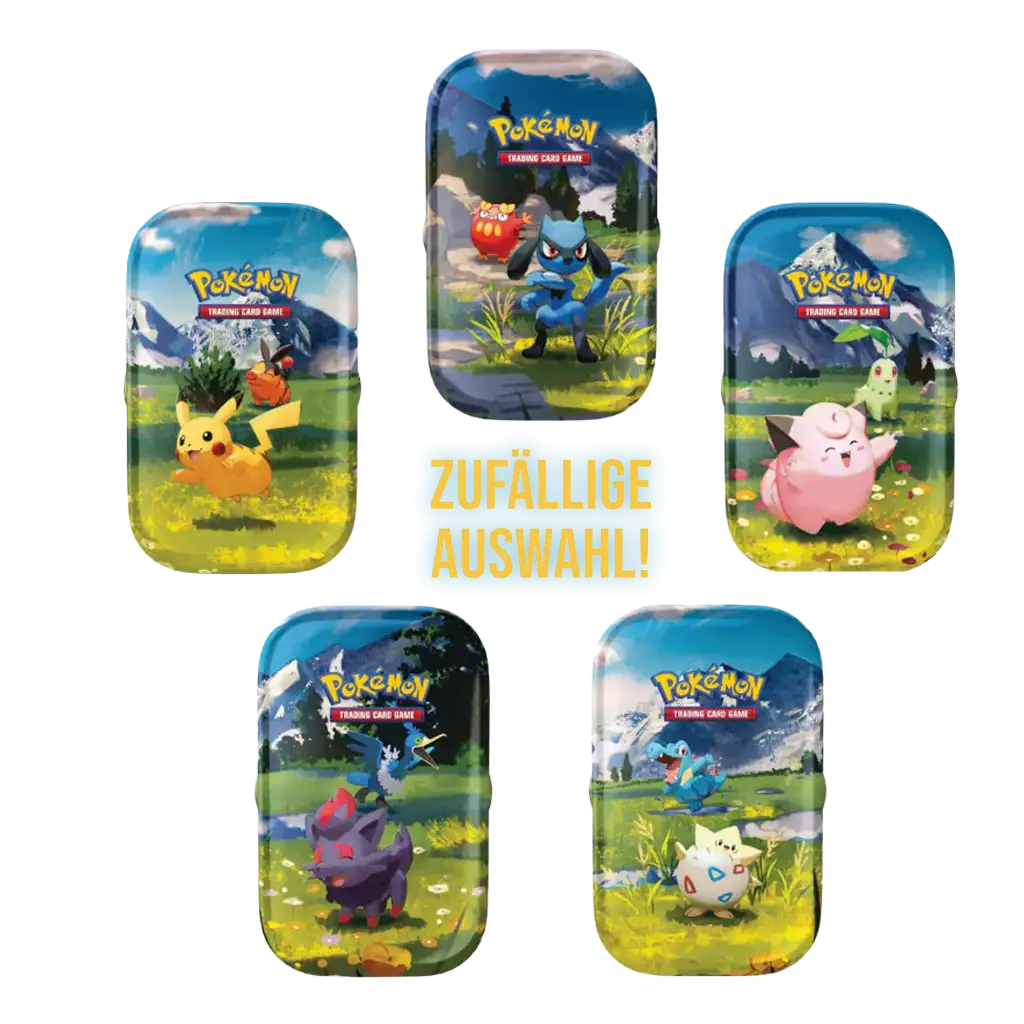 Pokémon Mega Evolution Ascended Heroes Mini Tin Englisch zufälliges Design