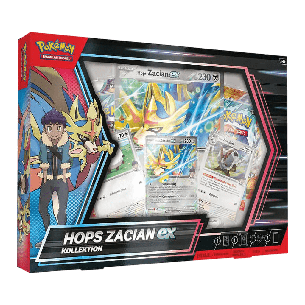 Pokemon - Hops Zacian EX Kollektion Box [DE]