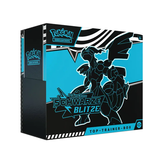 Pokémon Top Trainer Box SV10.5 –Weiße Flammen – Premium Zubehör‑Box mit 9 Boostern und Promo‑Karte