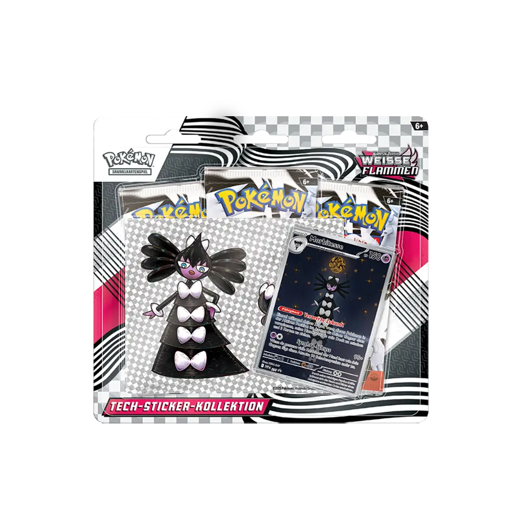 Morbitesse Tech Sticker Kollektion – Promo, Stickerbogen und Booster aus Weiße Flammen 196214129269