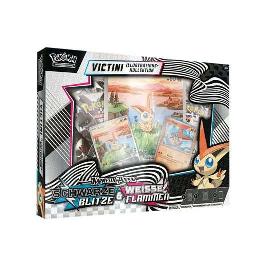 Pokemon Victini Illustrations-Kollektion [DE] – mit drei Promokarten, 4 Boostern und übergroßer Karte