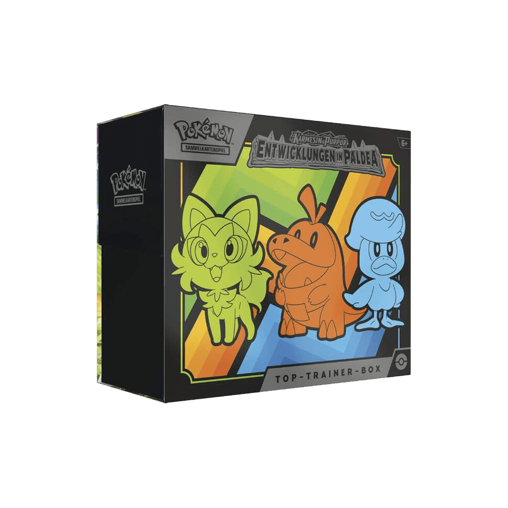 Pokemon Entwicklungen in Paldea Top Trainer Box TTP 