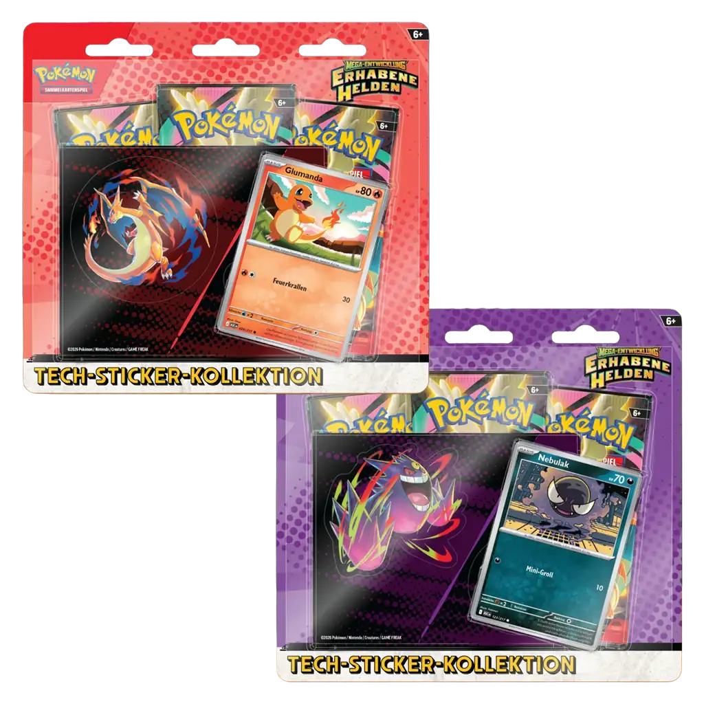 Pokemon - Mega Entwicklungen 2.5 Erhabene Helden Sticker Kollektion [DE]