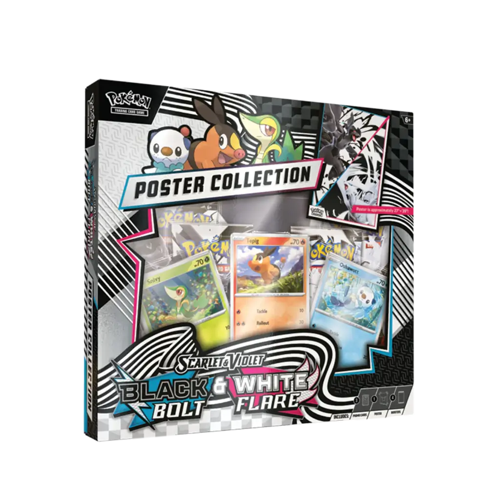 Pokemon – Scarlet & Violet 10.5 Black Bolt & White Flare Unova Poster Collection [EN]