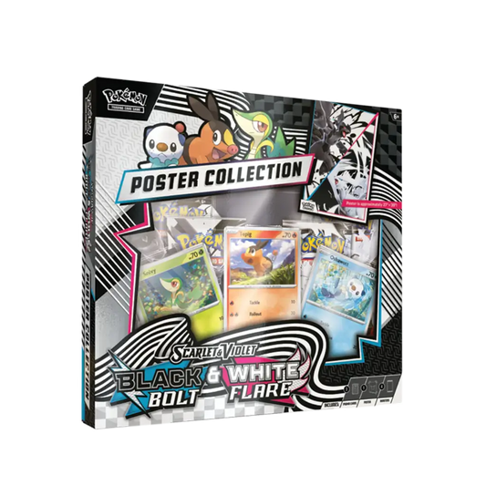 Pokemon – Scarlet & Violet 10.5 Black Bolt & White Flare Unova Poster Collection [EN]