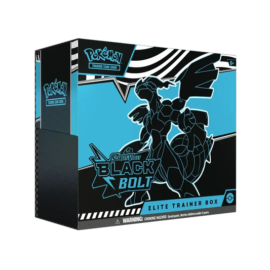 Pokémon Black Bolt Elite Trainer Box – SV10.5 englische Edition mit Thundurus-Promo