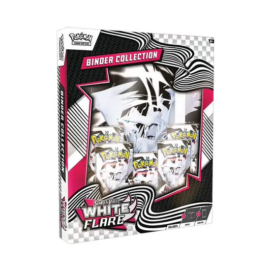 Pokemon White Flare Binder Collection [EN] – Reshiram-Album mit 5 SV10.5 Boostern, Release 18.07.2025