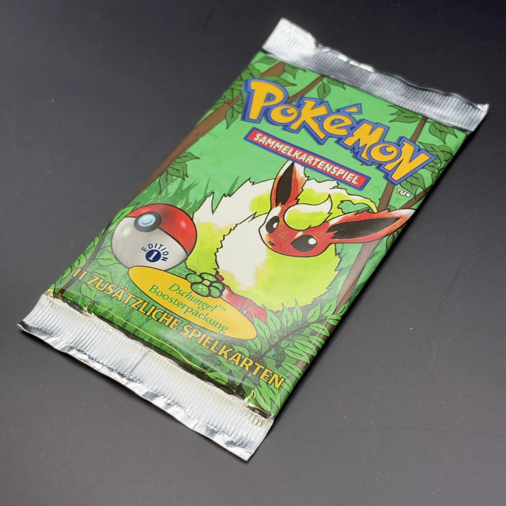 Pokemon Dschungel Booster 1. Edition Flamara deutsch Edition 1 Artwork Detailaufnahme